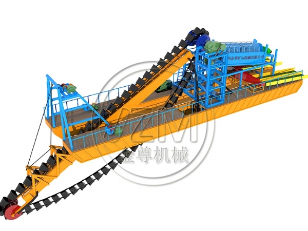 bucket gold dredger 1